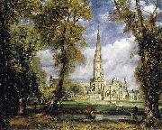 John Constable Salisbury Cathedral from the Bishop s Grounds oil on canvas